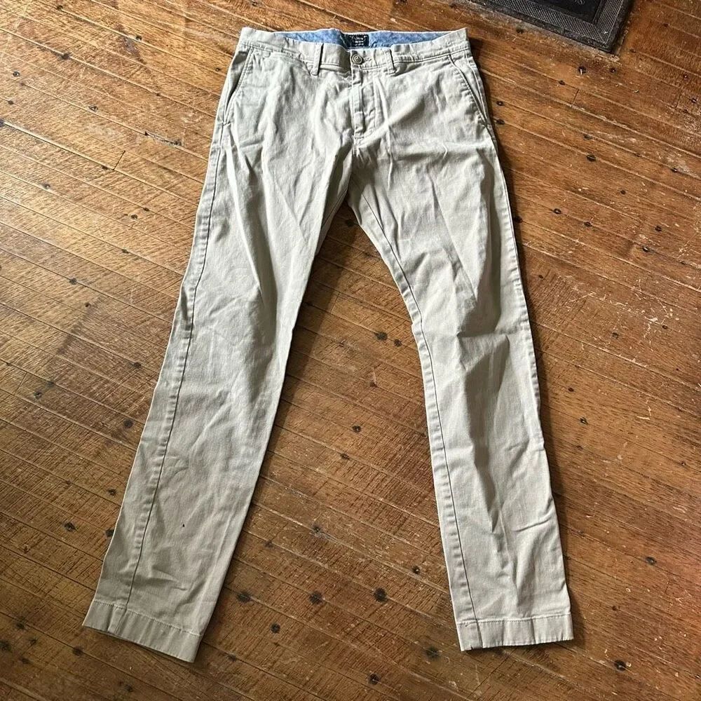 J Crew Stretch 30x32 484 Slim flat front professional slacks
